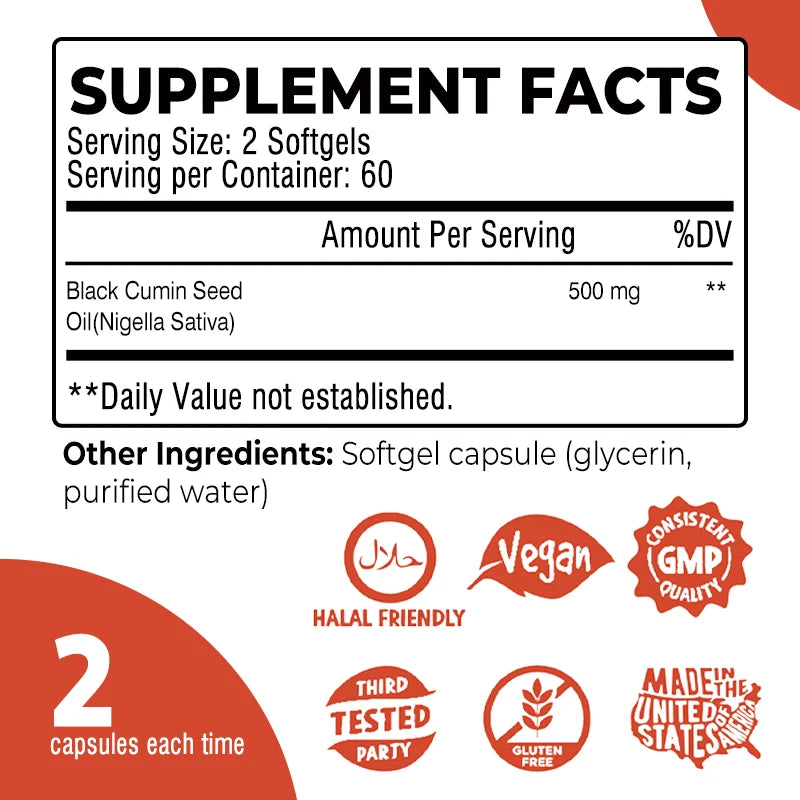 Black Seed Oil Capsules