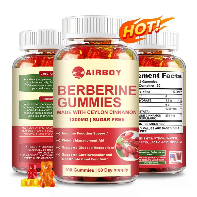 Berberine & Ceylon Cinnamon Gummies
