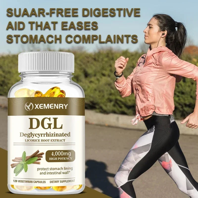 DGL Licorice Supplement Capsules 4000 Mg