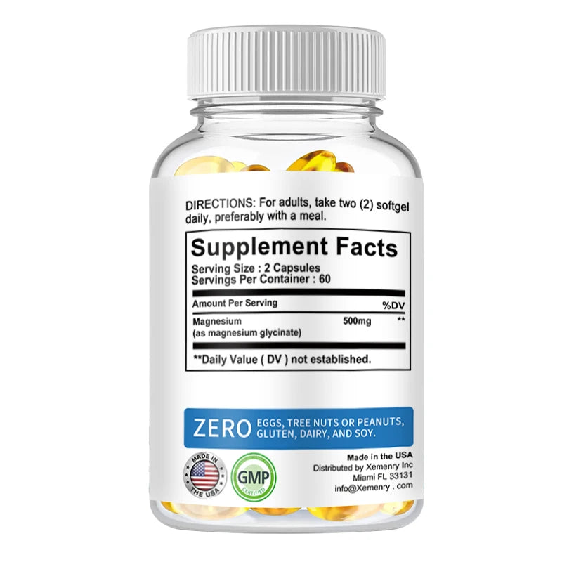 High Absorption Magnesium Capsules 500mg