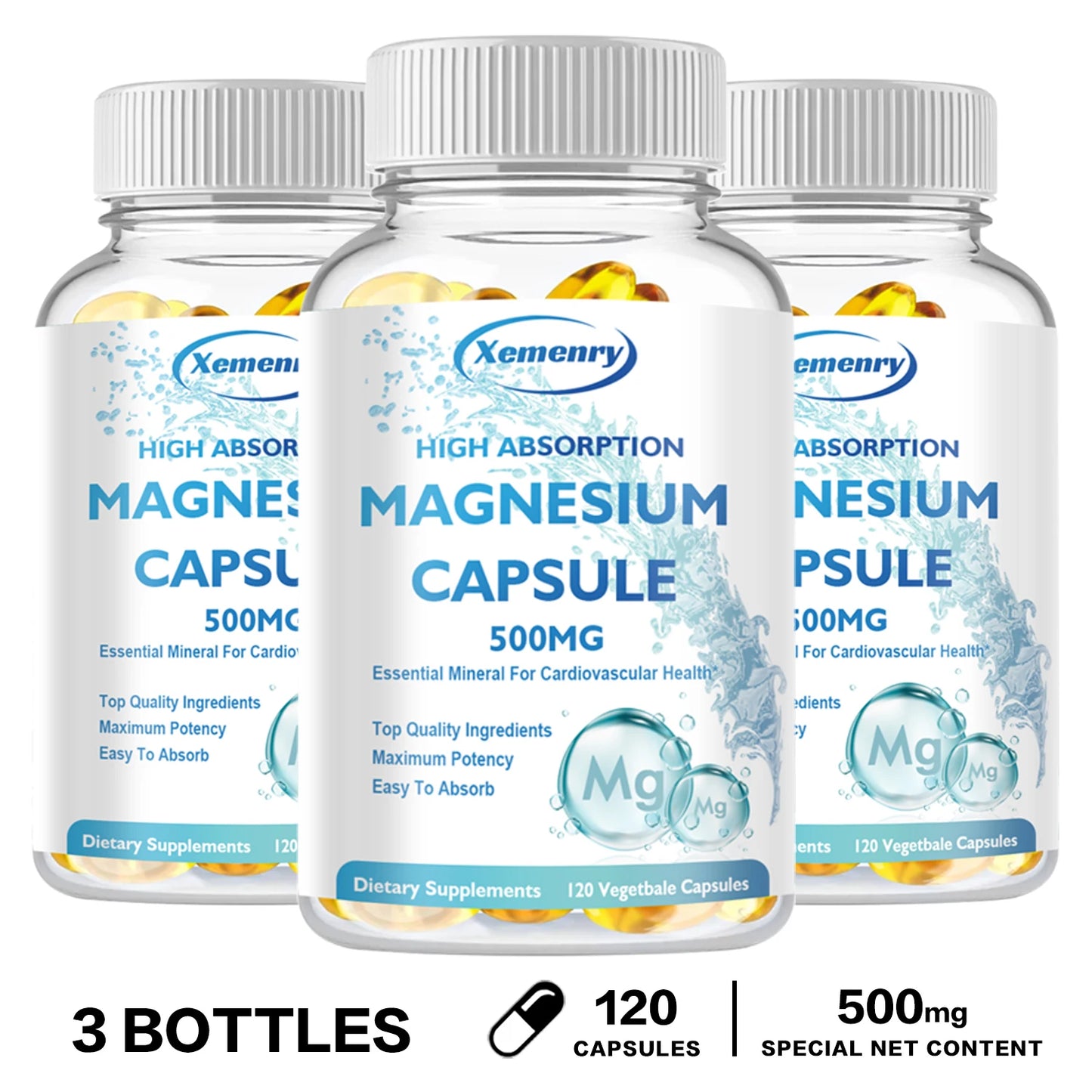 High Absorption Magnesium Capsules 500mg