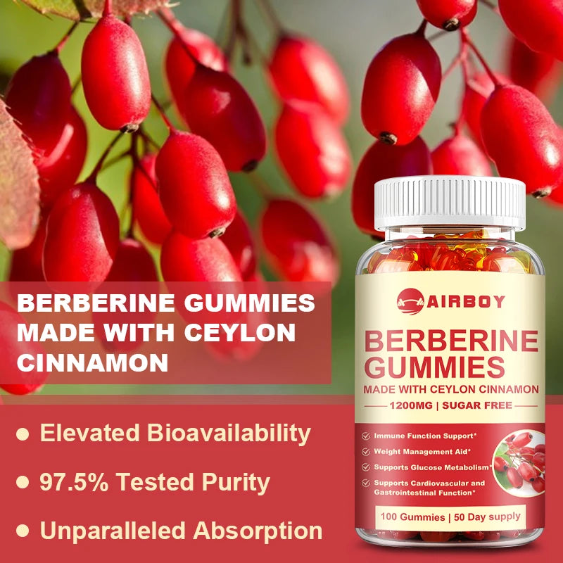 Berberine & Ceylon Cinnamon Gummies