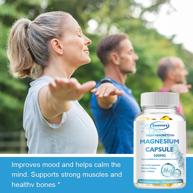 High Absorption Magnesium Capsules 500mg