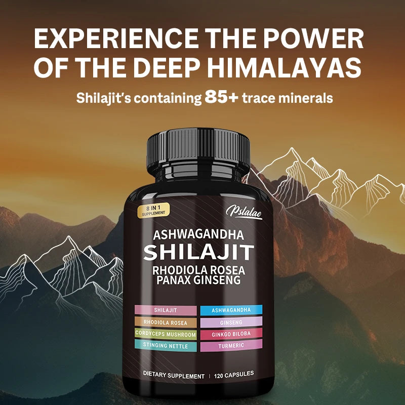 Shilajit and Ashwagandha Multi-Supplement Mix
