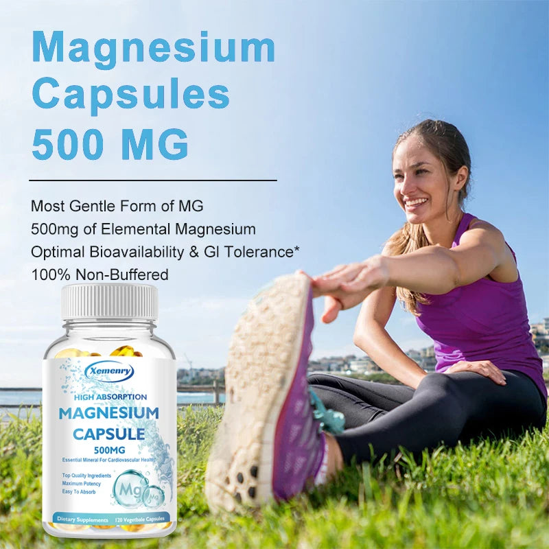 High Absorption Magnesium Capsules 500mg