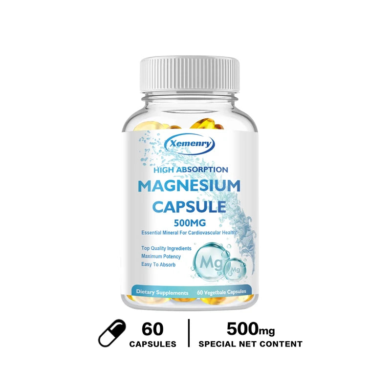 High Absorption Magnesium Capsules 500mg
