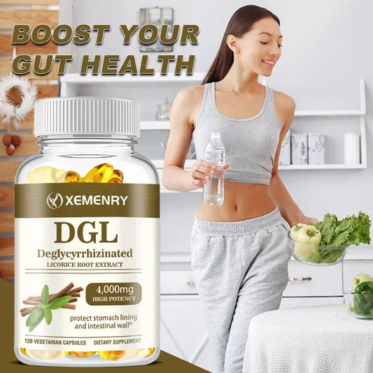 DGL Licorice Supplement Capsules 4000 Mg