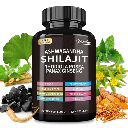Shilajit and Ashwagandha Multi-Supplement Mix
